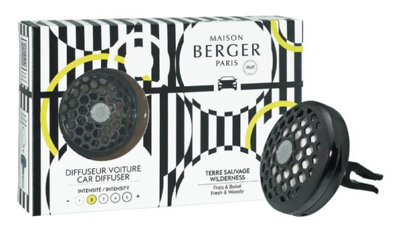 Auto-Diffuser zum Anclipsen an die Lüftungsschlitze<br> Credit: Maison Berger