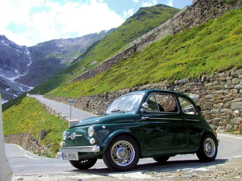 Der kleine Fiat war der VW Käfer der Italiener.<br> Foto vom stolzen Besitzer: Markus Hänsler